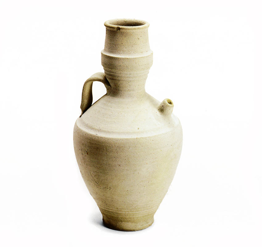 Brocca in ceramica, oggetto d’uso domestico giordano, contenitore d'acqua.